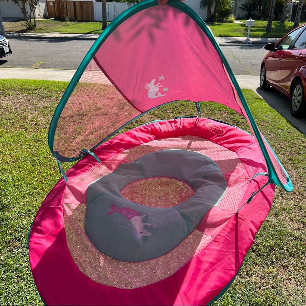 SwimWays Baby Spring Sun‎ Canopy Pool Float - Picture 3 of 11